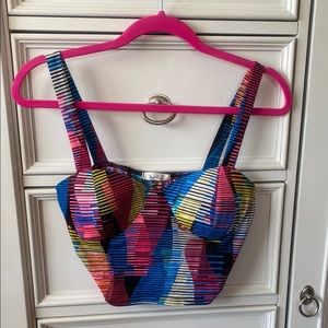 Xhilaration Multicolor Striped Blouse